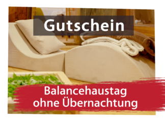 Gutschein: Balancehaustag ohne Übernachtung